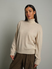 Dolcevita misto lana - Beige