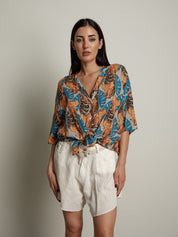 Shorts Ivy lino - Burro
