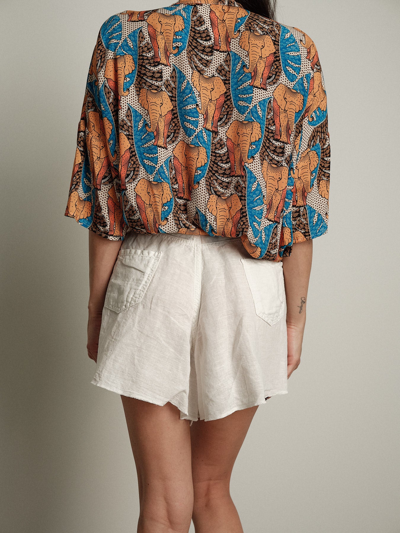 Shorts Ivy lino - Burro