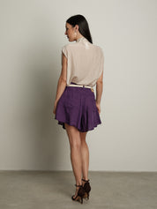 Shorts Ivy lino - Malva