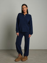 Completo in maglia polo - Blu