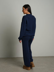 Completo in maglia polo - Blu