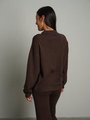 Completo in maglia polo - moro