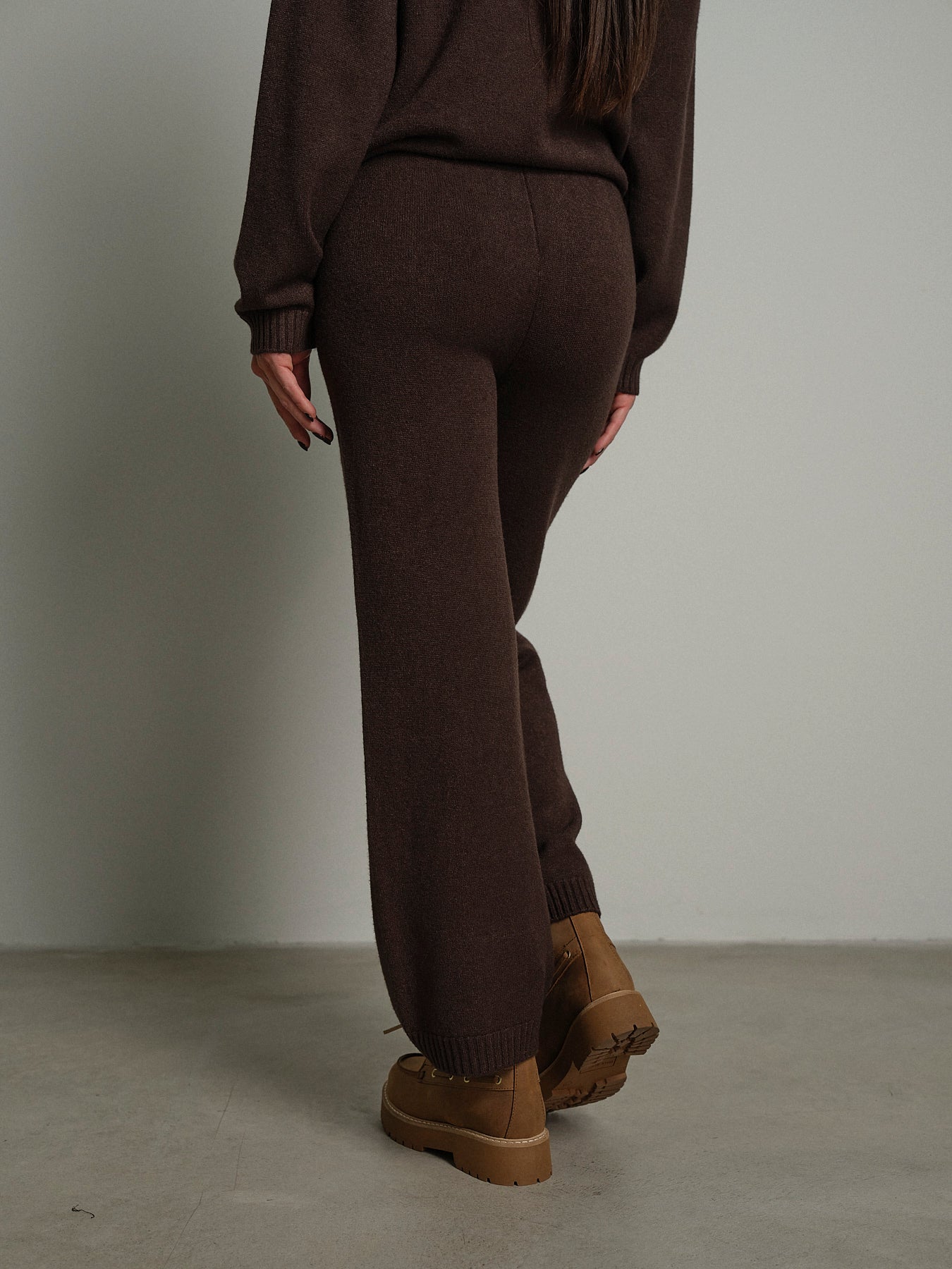 Completo in maglia polo - moro