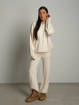 Completo in maglia polo - Panna