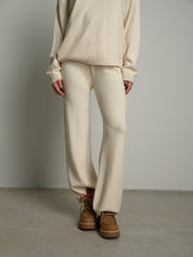 Completo in maglia polo - Panna