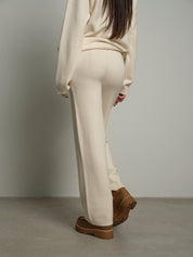 Completo in maglia polo - Panna