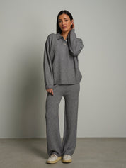 Completo in maglia polo - Grigio