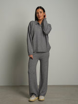 Completo in maglia polo - Grigio