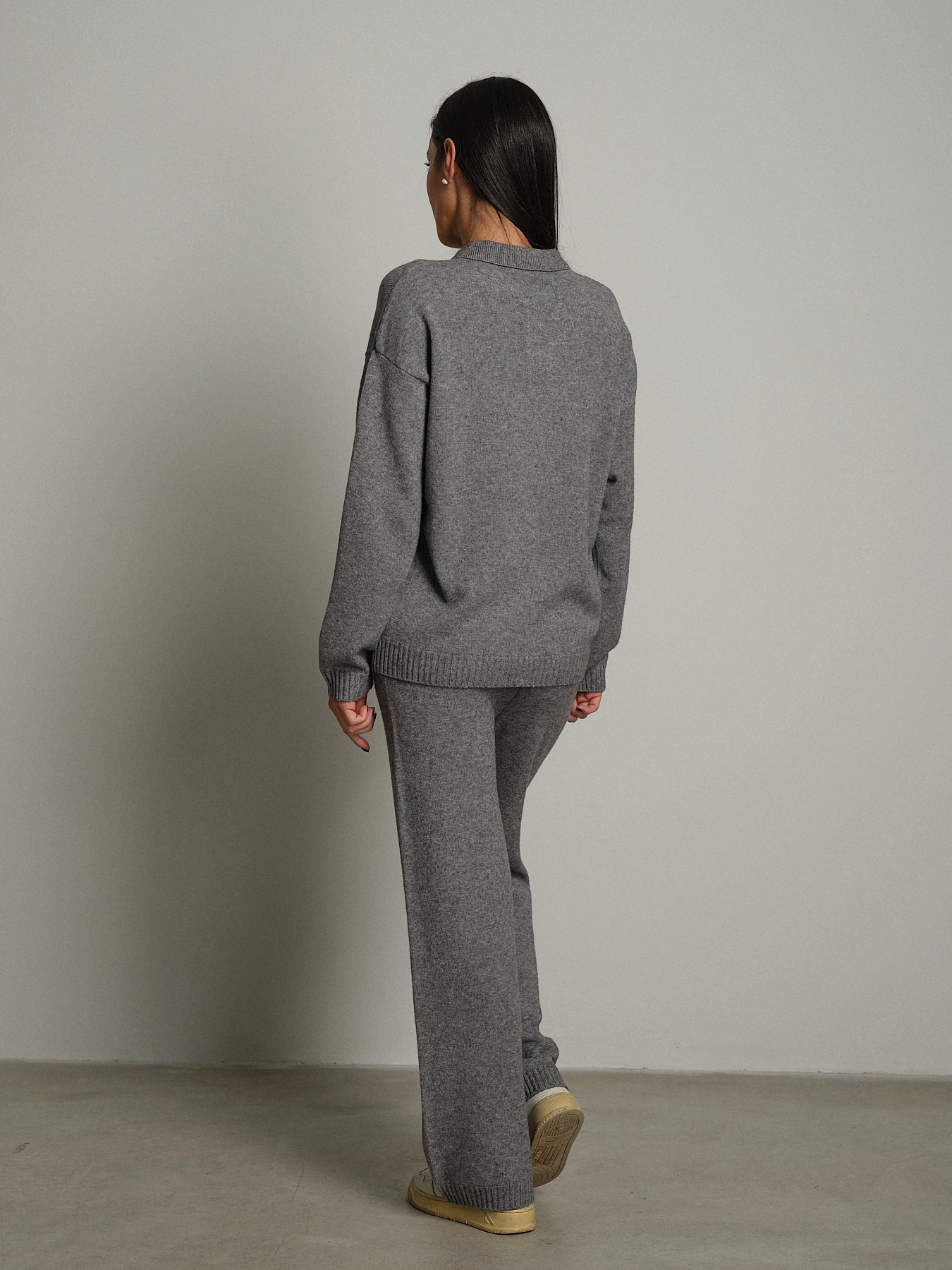 Completo in maglia polo - Grigio