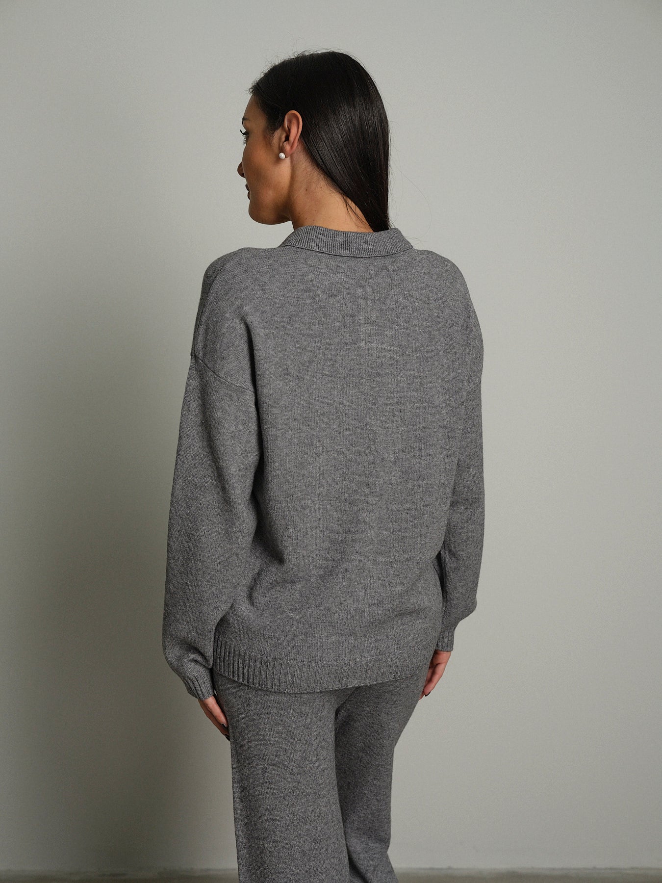 Completo in maglia polo - Grigio