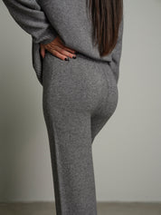 Completo in maglia polo - Grigio