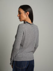 Maglia rouches - Grigio
