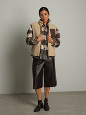 Gilet teddy virale - Beige
