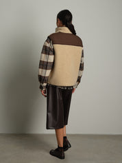 Gilet teddy virale - Beige