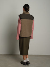 Gilet teddy virale - Tortora