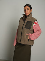 Gilet teddy virale - Tortora