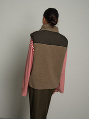 Gilet teddy virale - Tortora
