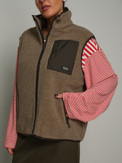 Gilet teddy virale - Tortora