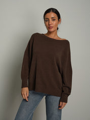 Pull bordi costina - moro