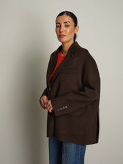 giacca cappotto over - Moka