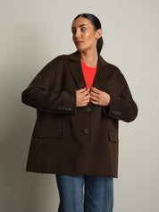 giacca cappotto over - Moka