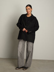 giacca cappotto over - Nero