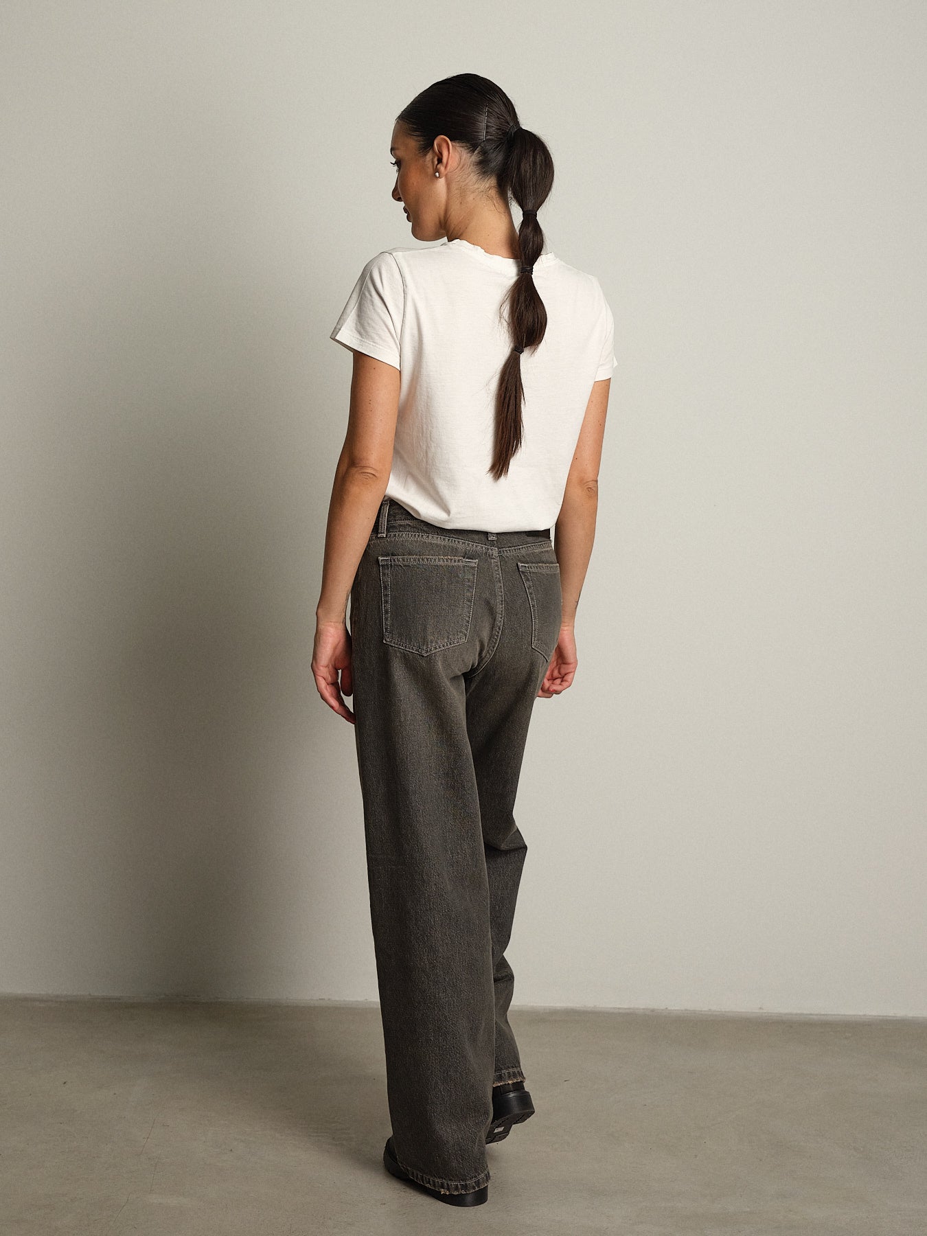 jeans xenobia dirty denim - Nero