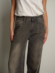 jeans xenobia dirty denim - Nero