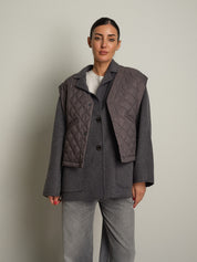 Cappotto + piumino - Grigio
