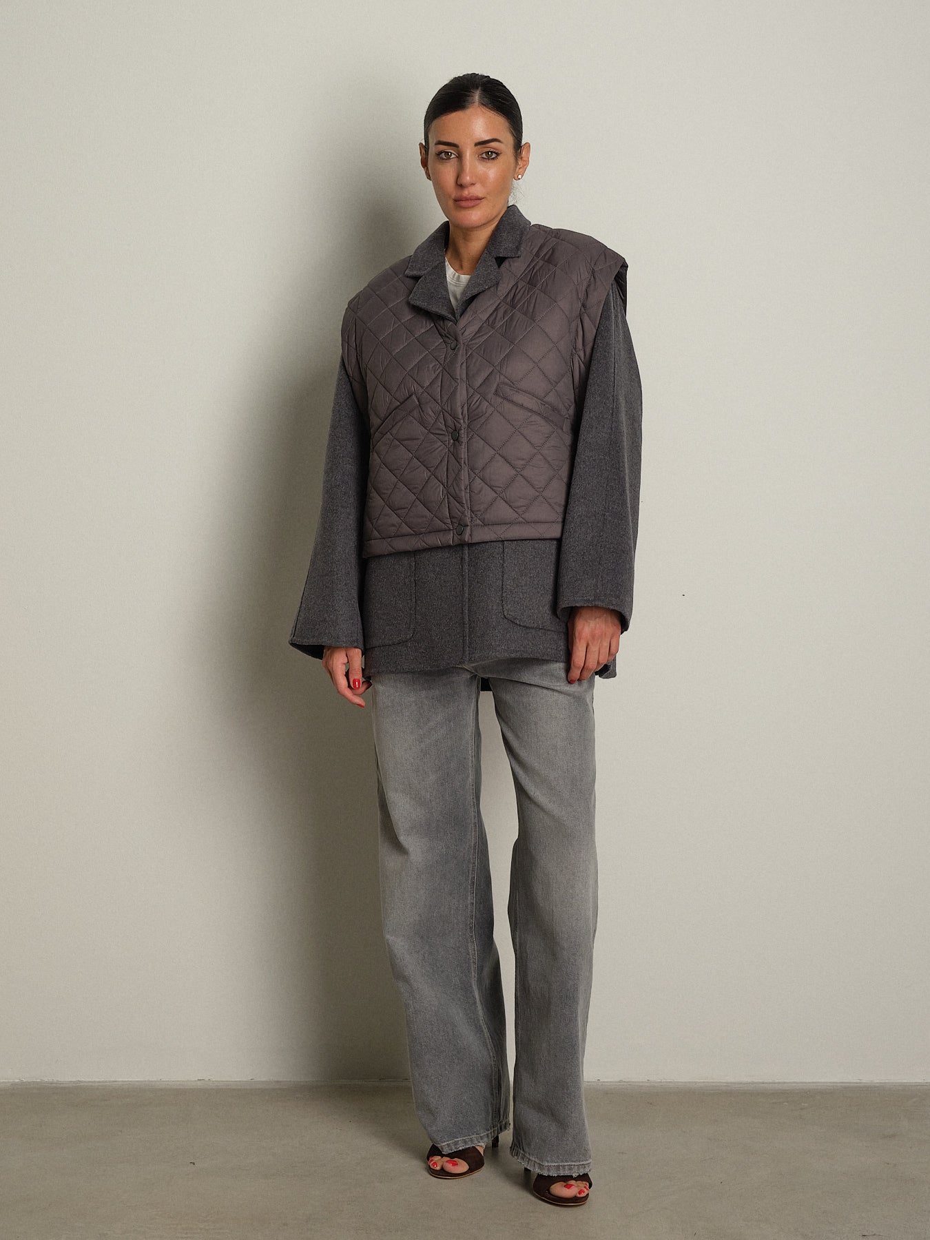 Cappotto + piumino - Grigio