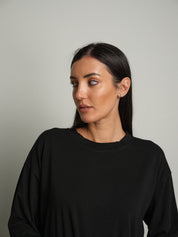 maglia scatola manica lunga PREORDINE 24/08 - Nero