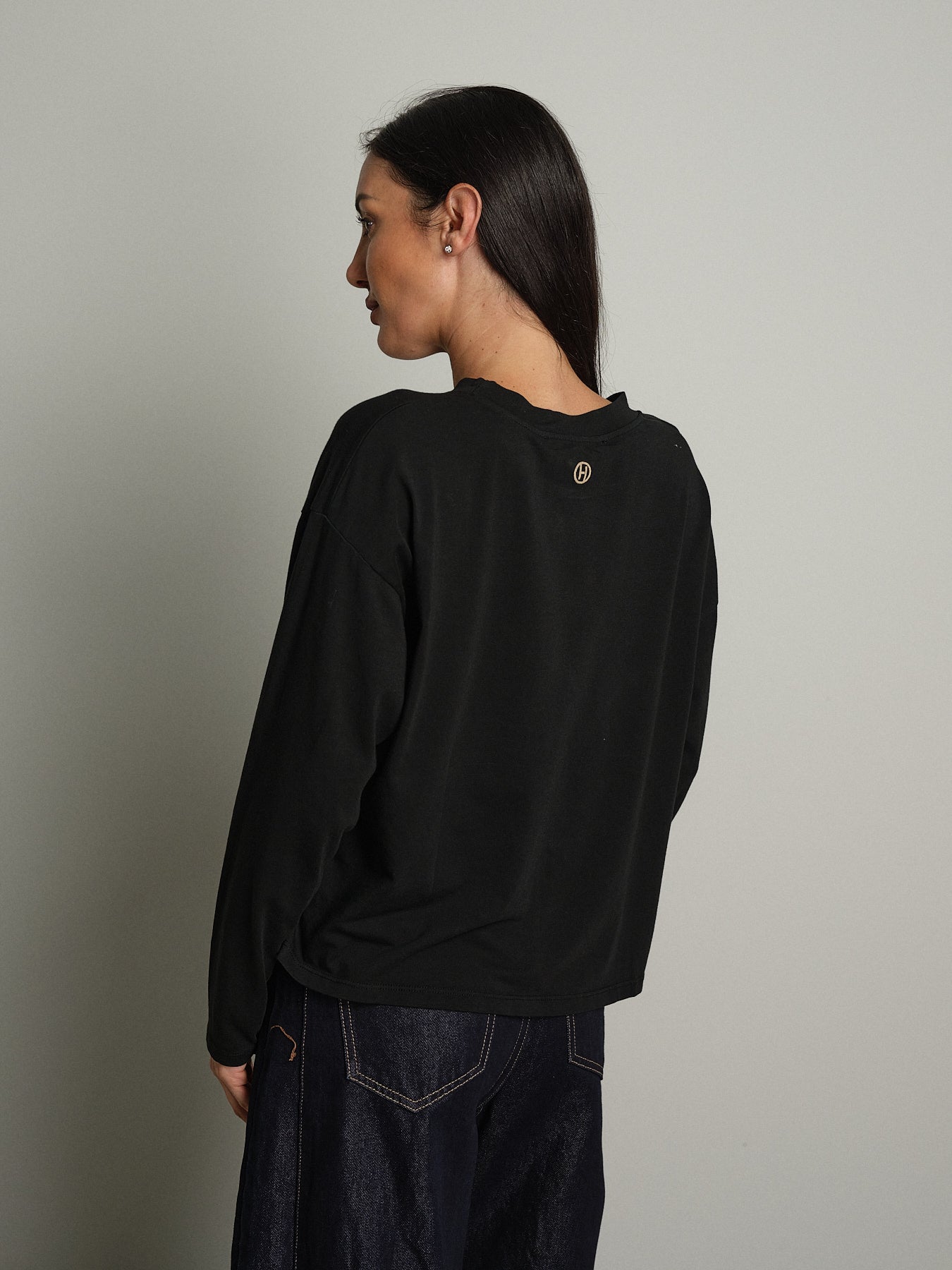 maglia scatola manica lunga PREORDINE 24/08 - Nero
