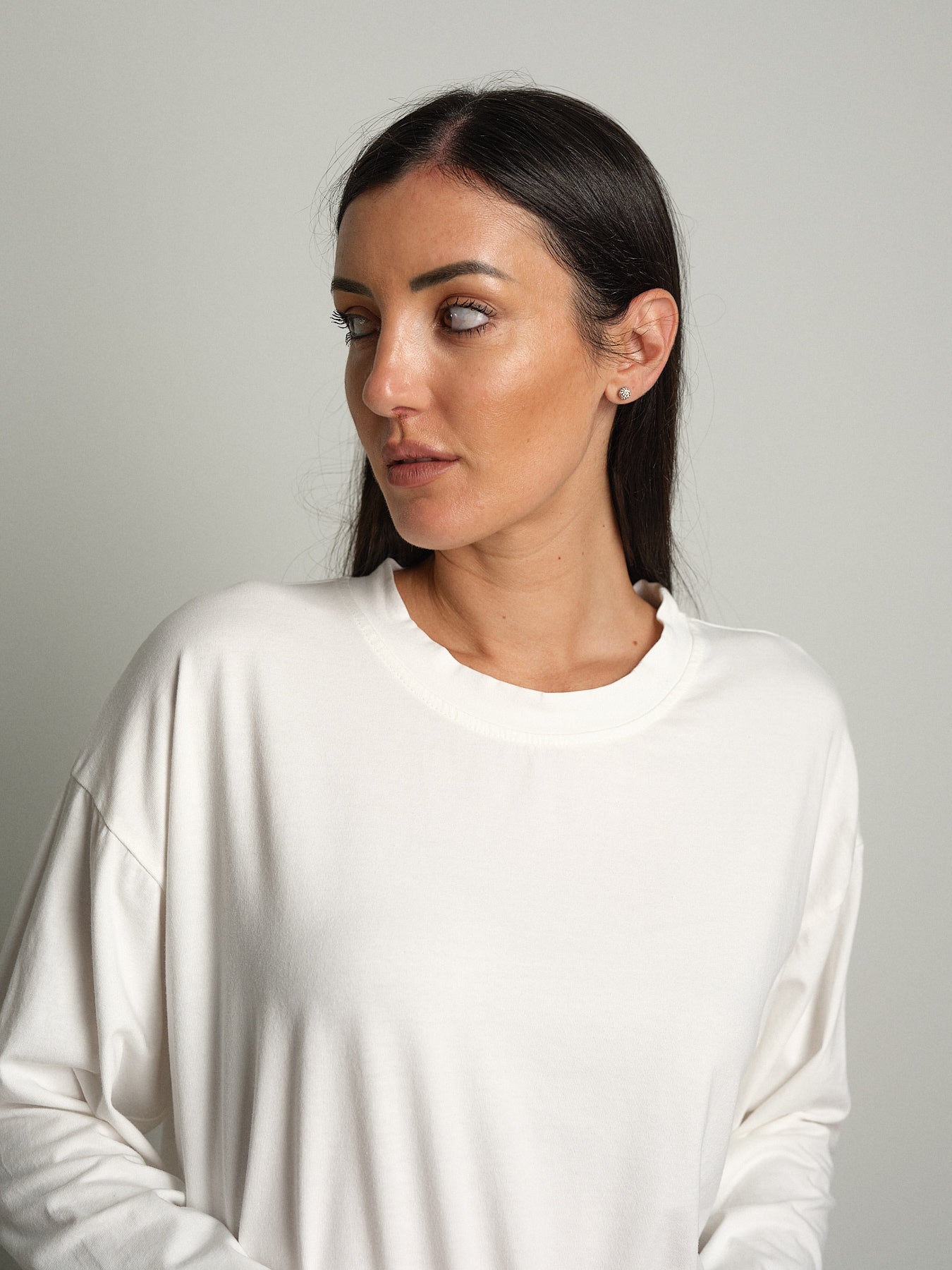 maglia scatola manica lunga PREORDINE 24/08 - Bianco ottico