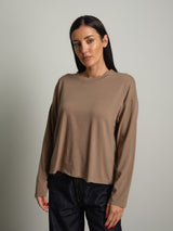 maglia scatola manica lunga PREORDINE 24/08 - Tortora