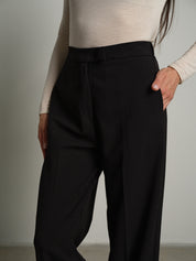 Pantalone sartoriale palazzo - Nero