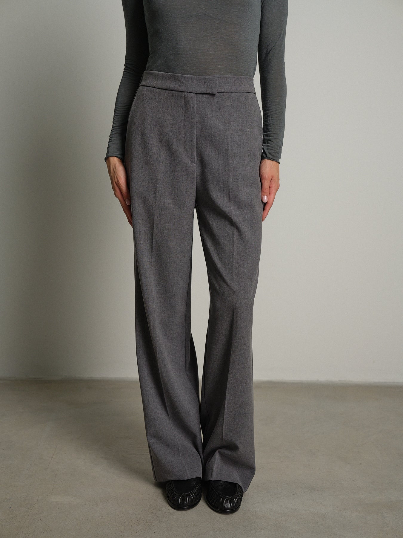 Pantalone sartoriale palazzo - Grigio perla