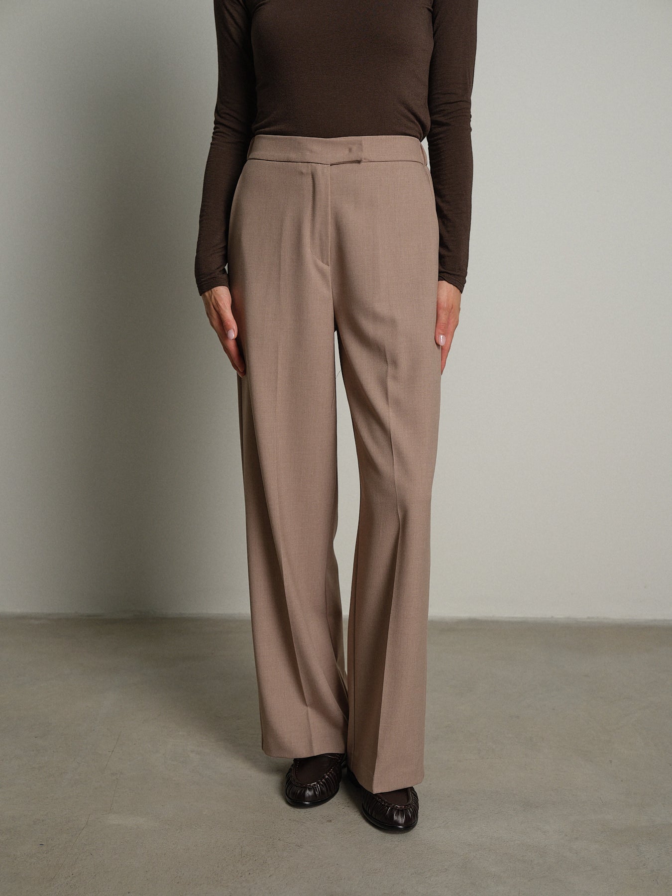 Pantalone sartoriale palazzo - Beige