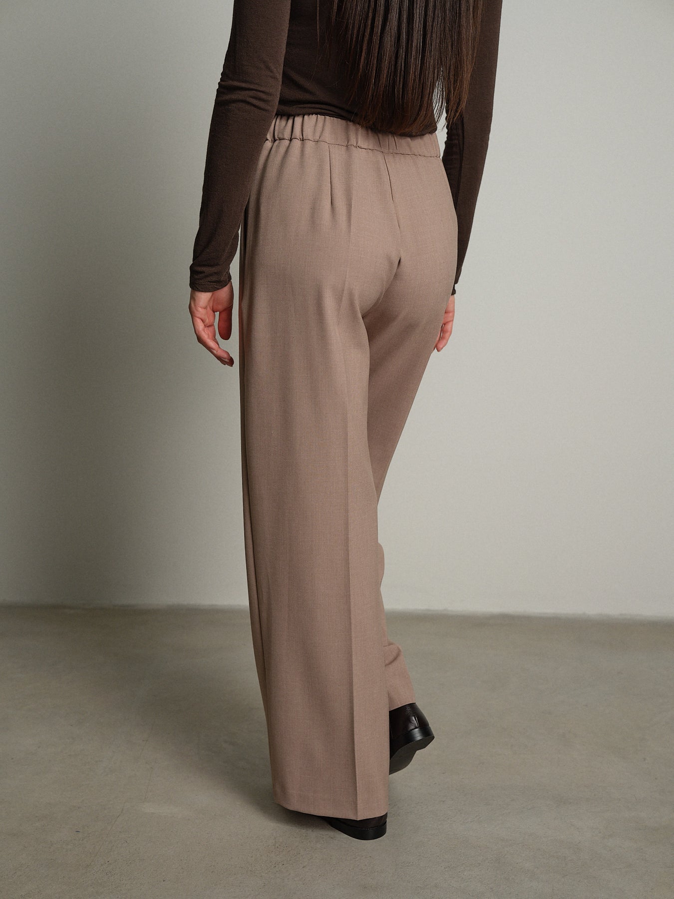 Pantalone sartoriale palazzo - Beige