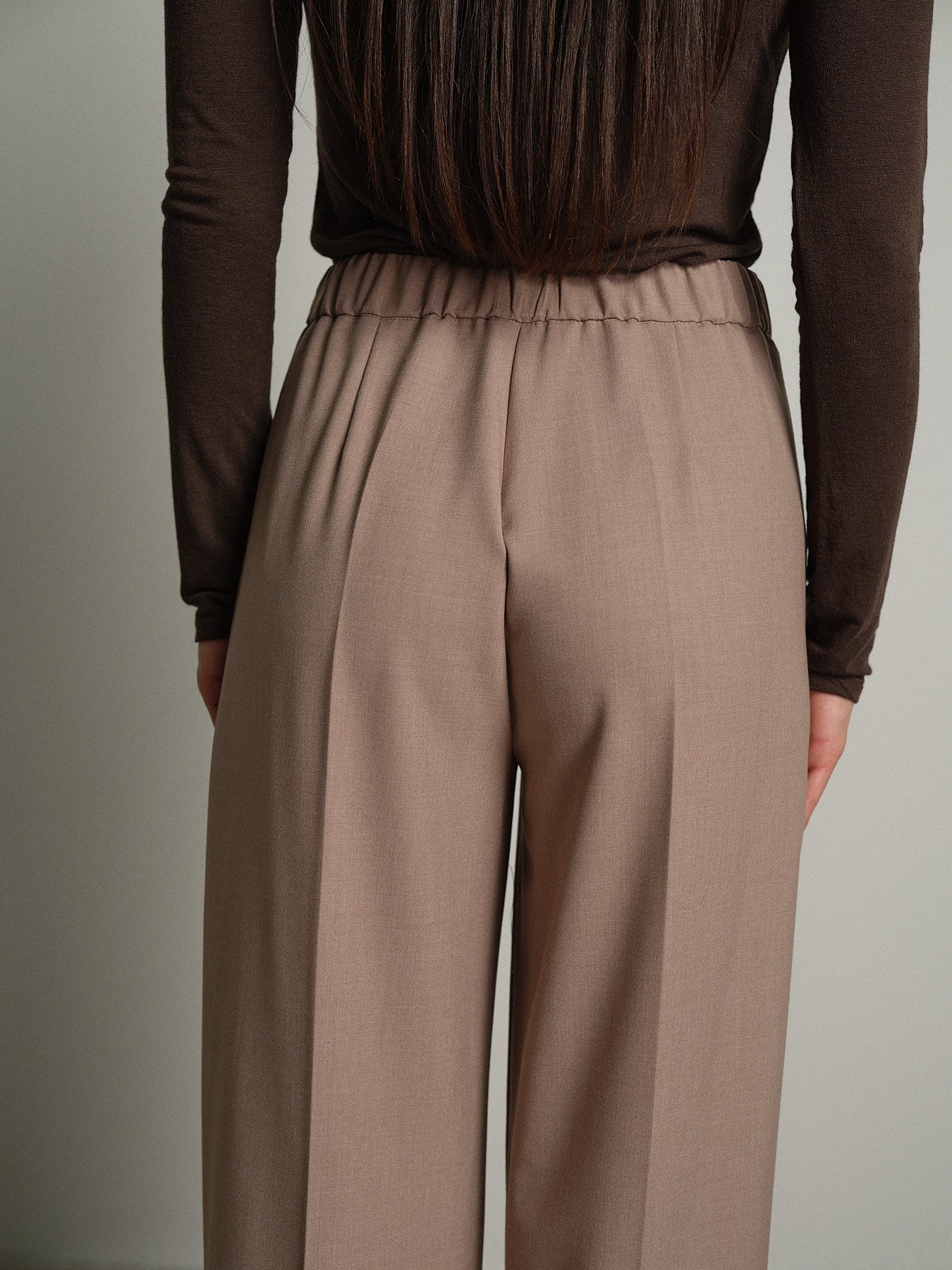 Pantalone sartoriale palazzo - Beige