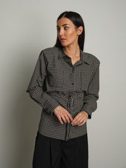 Camicia cut out retro - Nero