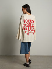 T-shirt focus - Panna
