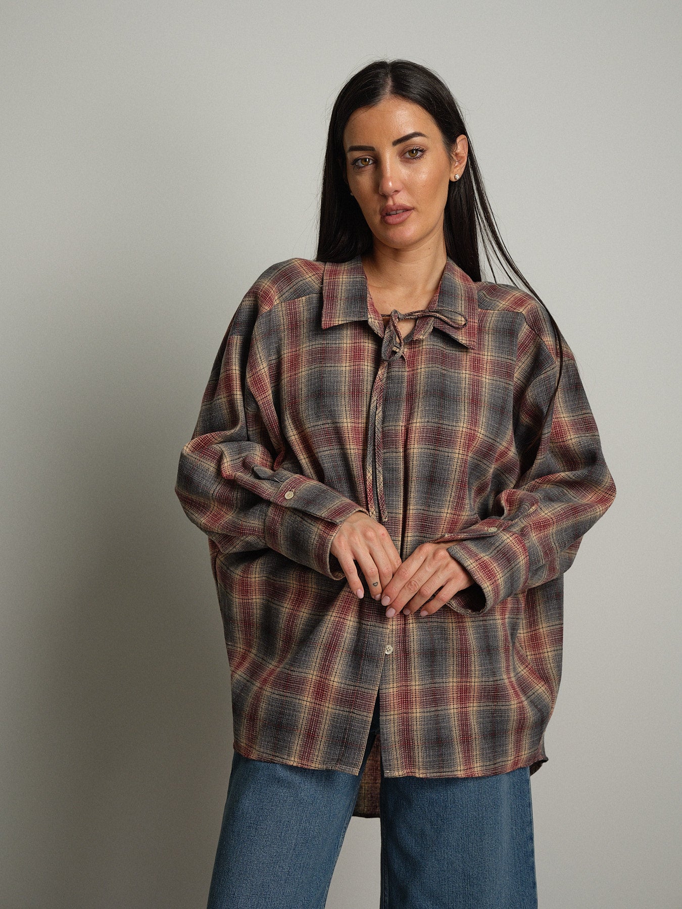 Camicia + reggiseno - Grigio