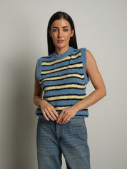Gilet righe - Carta da zucchero