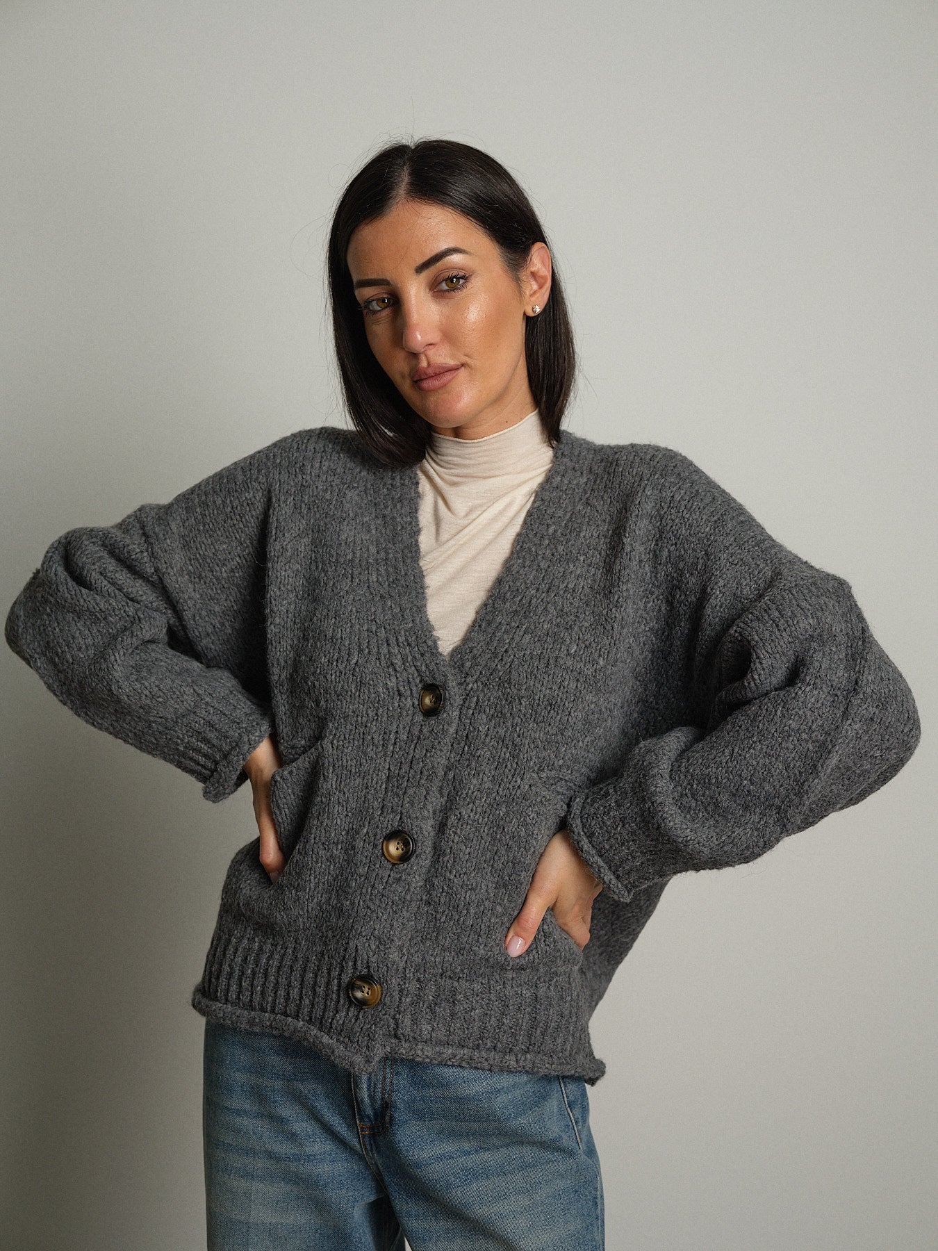 Cardigan gloria - Antracite