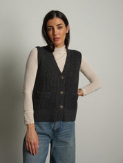 gilet con tasche - Antracite