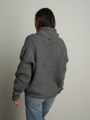Cardigan doppio petto - Antracite