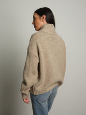 Cardigan doppio petto - beige