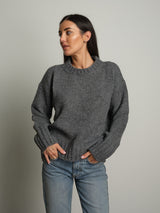 maglione lory girocollo - Grigio