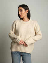 maglione lory girocollo - Panna